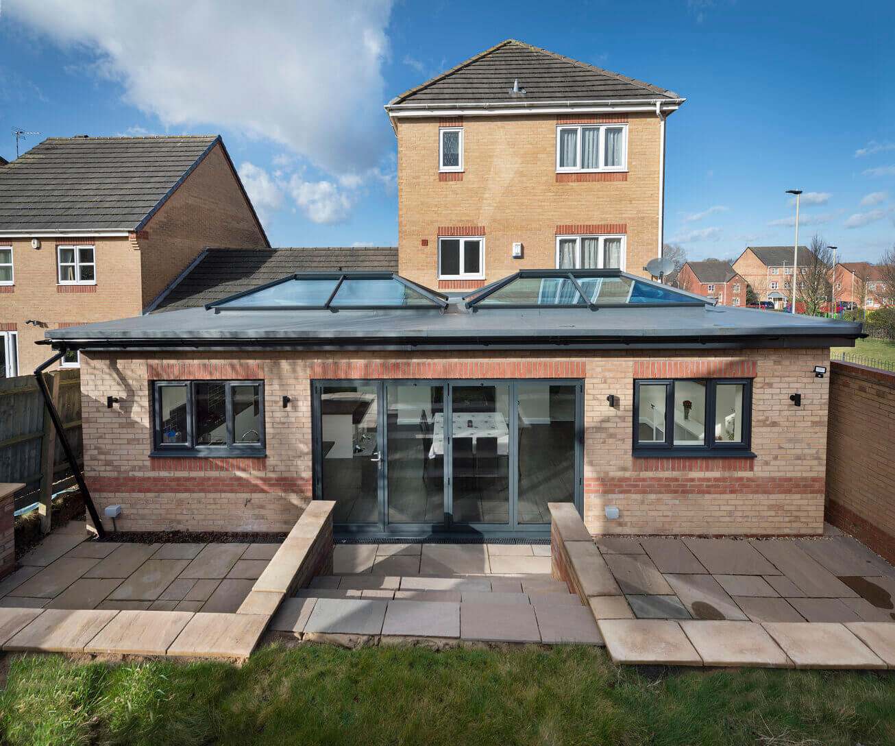 New roof with roof windows
